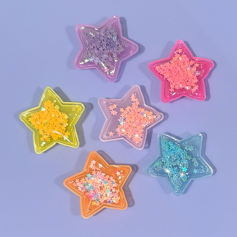 ✋🏼handmade🤚🏼 Crocs star ⭐️ Jibbitz (6pcs)